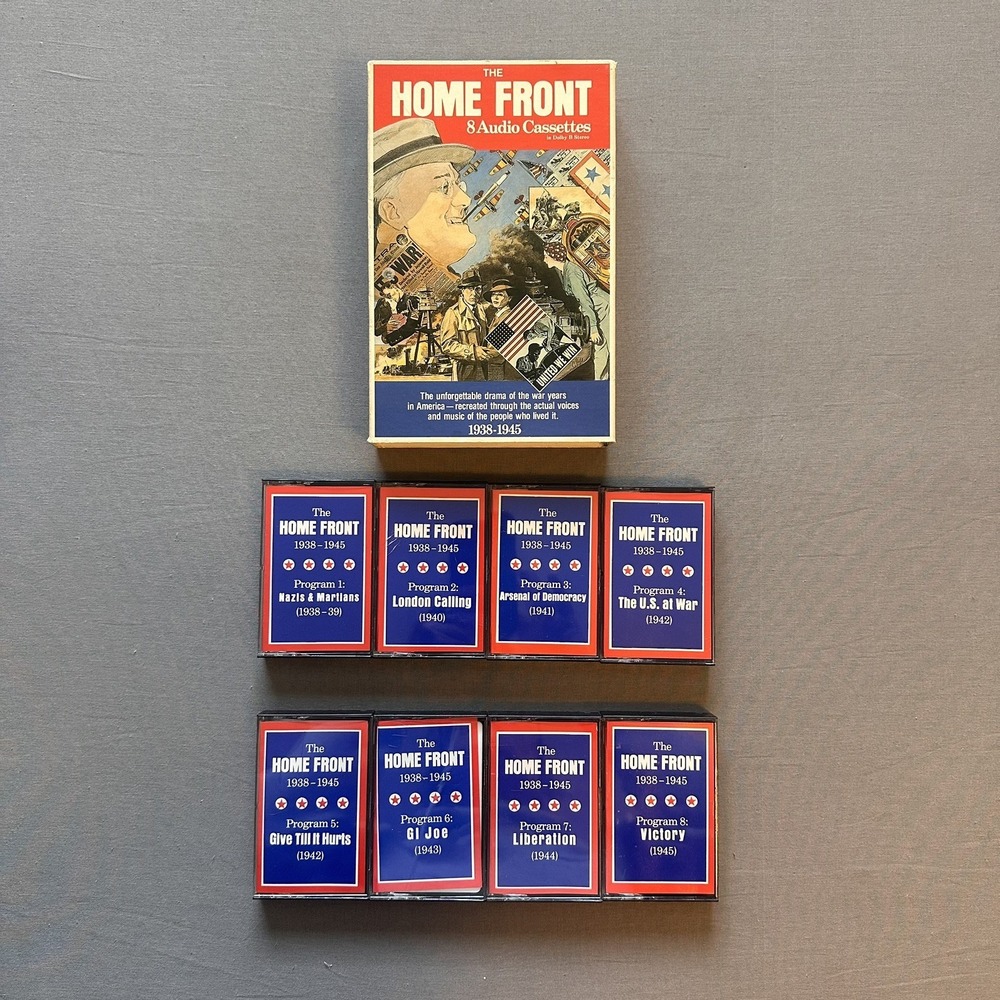 The Home Front 1938-1945 in Dolby B Stereo (8 Audio Cassette Tapes) New Sealed - Picture 3 of 6